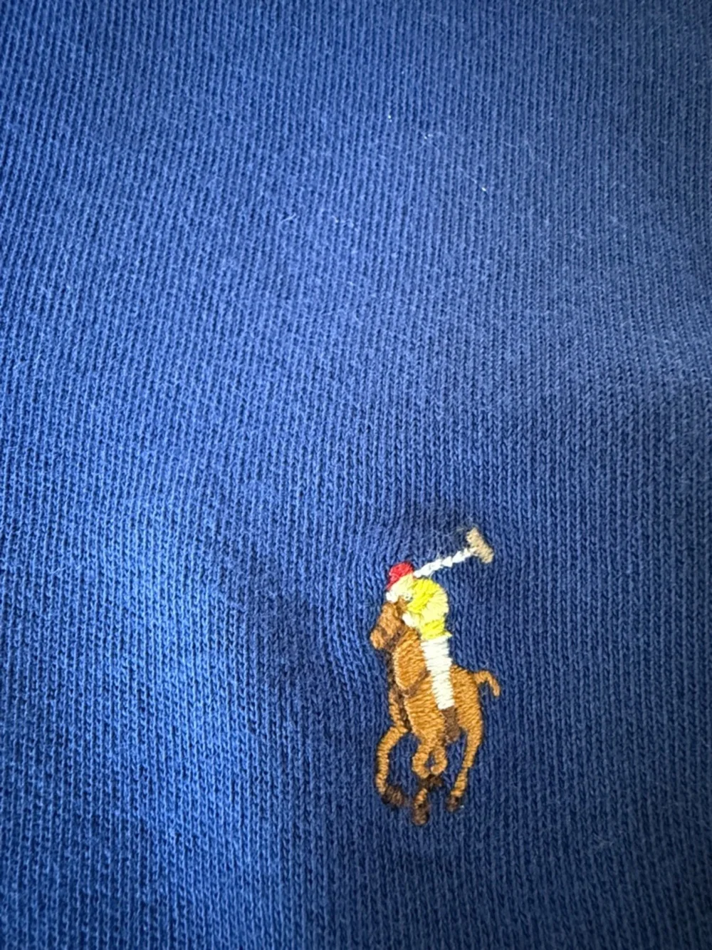 Ralph Lauren Royal Blue Quarter-Zip Pullover Hoodie for Kids